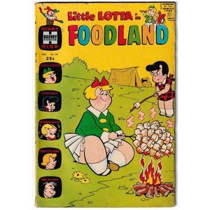 Giant Harvey Comics Dec. #25 Little Lotta In Foodland Comic Book